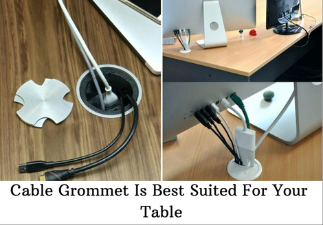 Illustration for article titled Which Cable Grommet Is Best Suited For Your Table
